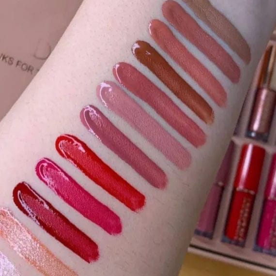 Matte Lip Gloss Set ( Pack of 12 ) Allow to open